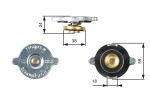 GATES Radiaatori kork RC111
