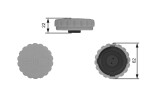 GATES kork jahutusvedeliku paak RC235
