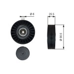 GATES Seade-/juhtrull,  soonrihm DriveAlign™ T36005