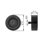 GATES  Seade-/juhtrull,soonrihm DriveAlign® T36206