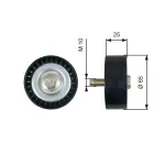 GATES Seade-/juhtrull,  soonrihm DriveAlign™ T36322