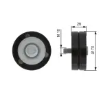 GATES Seade-/juhtrull,  soonrihm DriveAlign™ T36363