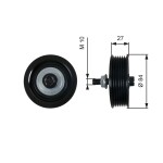 GATES  Seade-/juhtrull,soonrihm DriveAlign™ T36602