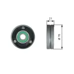 GATES  Seade-/juhtrull,soonrihm DriveAlign™ T36730