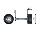 GATES  Seade-/juhtrull,soonrihm DriveAlign® T36772