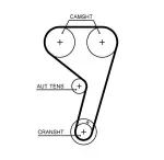 GATES Hammasrihm PowerGrip™ T376HOB