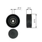 GATES Seade-/juhtrull,  soonrihm DriveAlign™ T38071