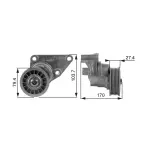 GATES  Rihmapinguti,soonrihm DriveAlign® T38158