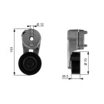 GATES Rihmapinguti,  soonrihm DriveAlign™ T38163
