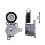 GATES Rihmapinguti,  soonrihm DriveAlign™ T39041