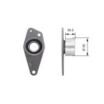 GATES Seade-/juhtrull,  hammasrihm PowerGrip™ T42088