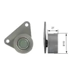 GATES  Seade-/juhtrull,hammasrihm PowerGrip® T42097