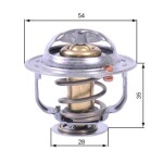 GATES Termostaat,  Jahutusvedelik TH43880G1