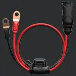 NOCO GC002 / power cord, terminal:+/- 12v (en) for booster starting device, battery g1100 / g3500 / g750