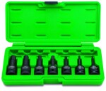 TOPTUL Kruvikeeraja padrunotsikute komplekt  löök hex 1/2", 4,5,6,8,10,12mm,