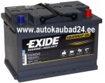 Geelaku 12v 56Ah 650Wh  Exide ES650 EQUIPMENT geel -/+ ES650