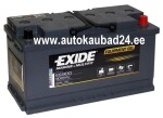 Geelaku 12v 80Ah 900Wh  Exide ES900 EQUIPMENT geel -/+ ES900