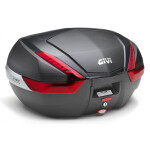 верхний ящик givi (47l) цвет черный/красный