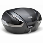 верхний ящик givi (47l) цвет серебристый/черный