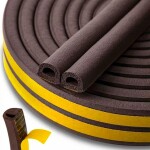 akna- ja uksetihend epdm d-profiil 12x10mm pruun 50m keltin