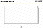 GLYCO  Kepsulaager 01-3040/4 STD