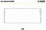 GLYCO  Kepsulaager 01-3841/6 STD