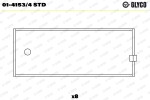 GLYCO  Kepsulaager 01-4153/4 STD