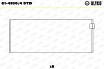 GLYCO  Kepsulaager 01-4199/4 STD