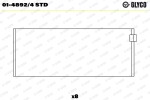 GLYCO  Kepsulaager 01-4892/4 STD
