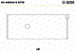 GLYCO  Kepsulaager 01-4894/4 STD