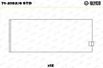 GLYCO  Kepsulaager 71-2182/6 STD