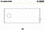 GLYCO  Kepsulaager 71-2185 STD
