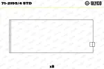 GLYCO  Kepsulaager 71-2195/4 STD