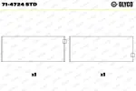 GLYCO  Kepsulaager 71-4724 STD