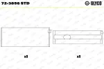 GLYCO  Väntvõlli laager 72-3856 STD