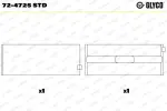 GLYCO  Väntvõlli laager 72-4725 STD