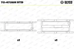 GLYCO  Väntvõlli laager 72-4726H STD