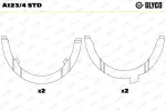 GLYCO  Distantsseib,väntvõll A123/4 STD