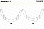 GLYCO  Distantsseib,väntvõll A124/4 STD