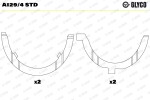 GLYCO  Distantsseib,väntvõll A129/4 STD