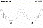 GLYCO  Distantsseib,väntvõll A139/4 STD