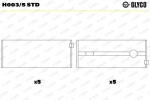 GLYCO  Väntvõlli laager H003/5 STD