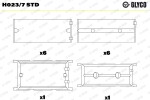 GLYCO  Väntvõlli laager H023/7 STD