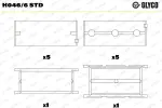 GLYCO  Väntvõlli laager H046/6 STD
