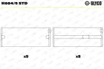 GLYCO  Väntvõlli laager H084/5 STD