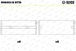 GLYCO  Väntvõlli laager H1093/5 STD