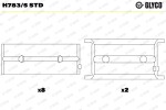 GLYCO  Väntvõlli laager H783/5 STD