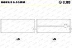 GLYCO  Väntvõlli laager H853/5 0.50mm