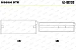 GLYCO  Väntvõlli laager H981/6 STD