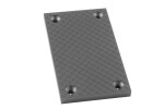 Kummist padi, ristkülik, kogus: 1 tk, pikkus: 120mm,